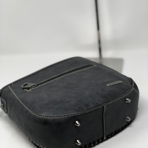 Montana West Concho Collection Crossbody Gray - Picture 4 of 5